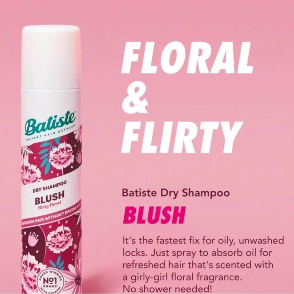Batiste Dry Shampoo, Blush Fragrance, Mini 1.06 OZ - Picture 2 of 7
